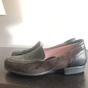 Taryn Rose Leather and Suede Loafer Vintage